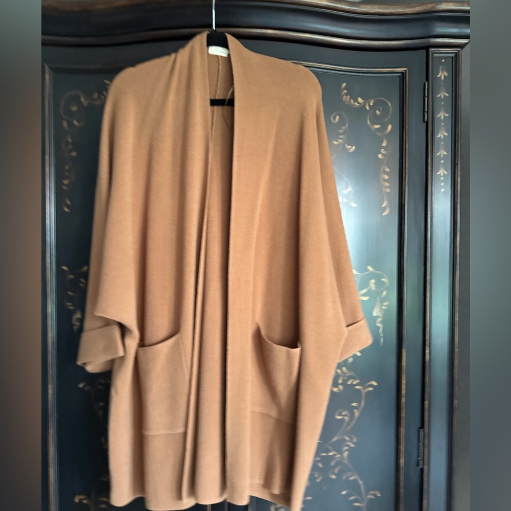Dreamers chestnut Sweater Coat. NWOT. SZ S/M